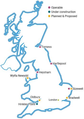 nuclear power plants in the united kingdom 2022